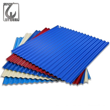 Corrugated Sheet ppgi color Roof Long Span Prepainted Galvanized Steel Roof Tile Coated Metal Plate